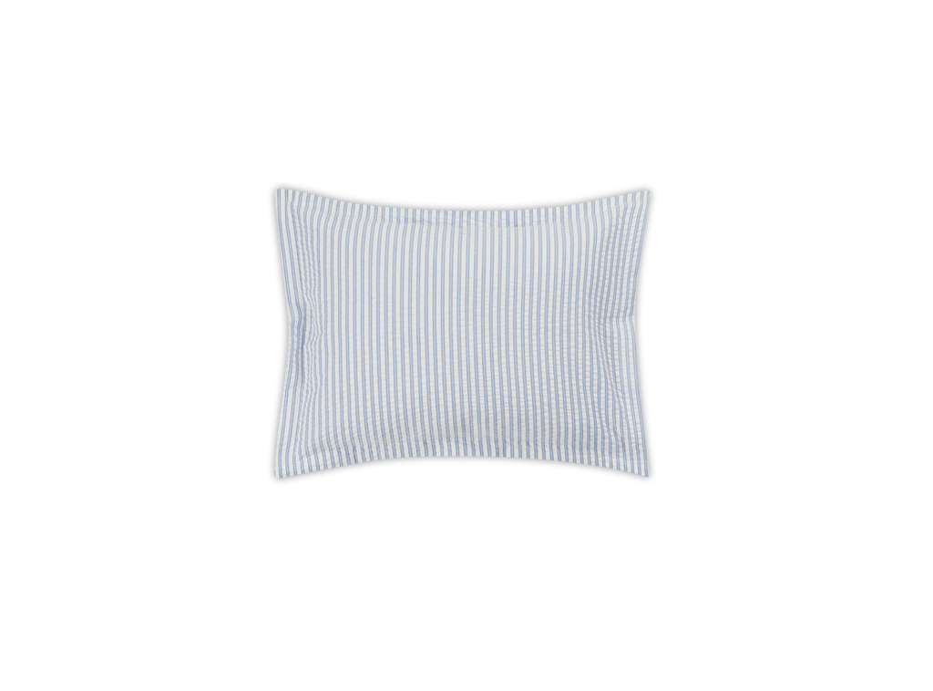 Matteo Sham in Azure, Boudoir 12" W x 16" L, plus 1" flange