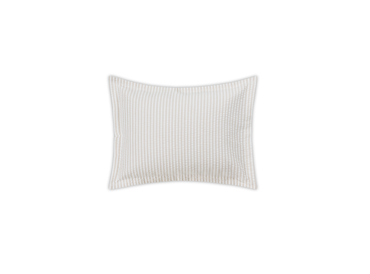 Matteo Sham in Natural, Boudoir 12" W x 16" L, plus 1" flange