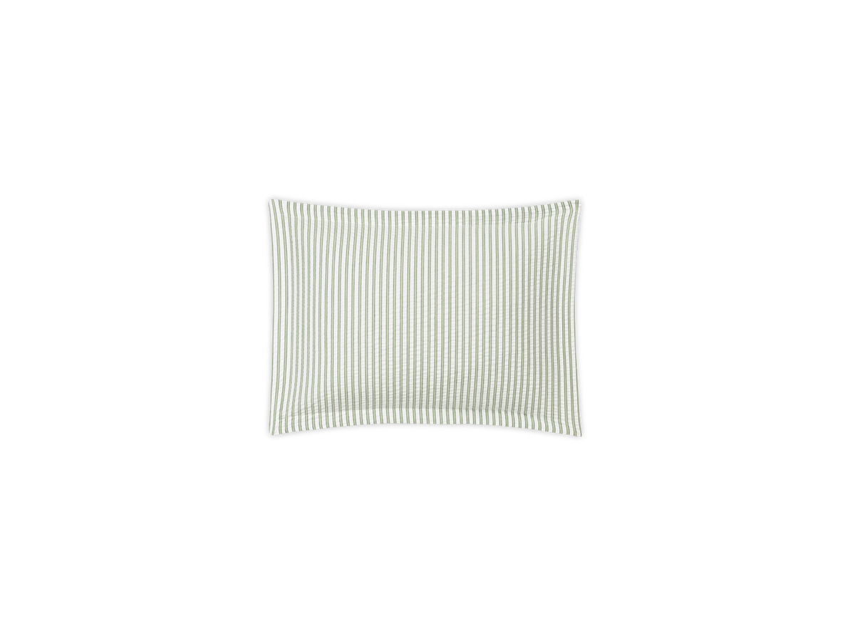 Matteo Sham in Palm, Boudoir 12" W x 16" L, plus 1" flange