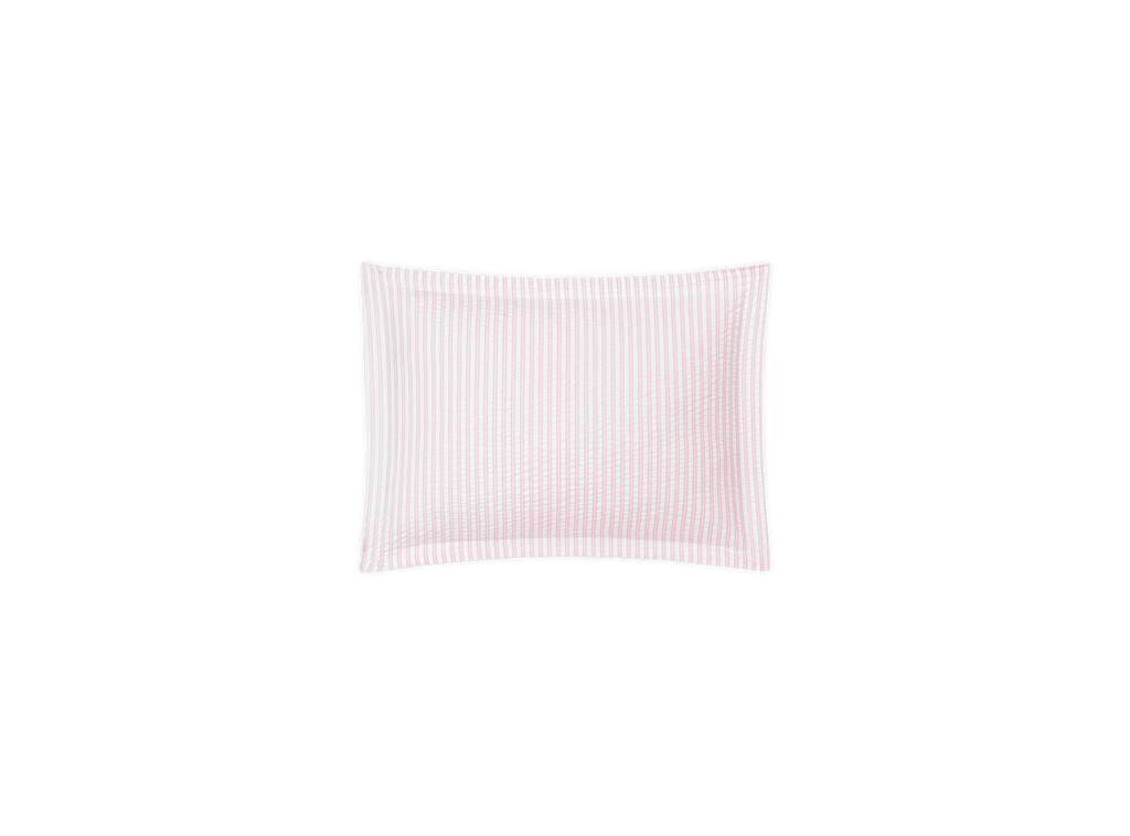 Matteo Sham in Pink, Boudoir 12" W x 16" L, plus 1" flange