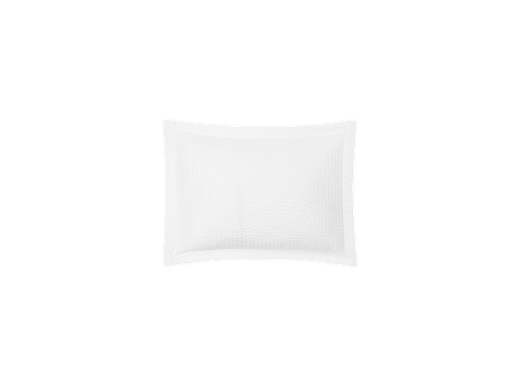 Matteo Sham in White, Boudoir 12" W x 16" L, plus 1" flange