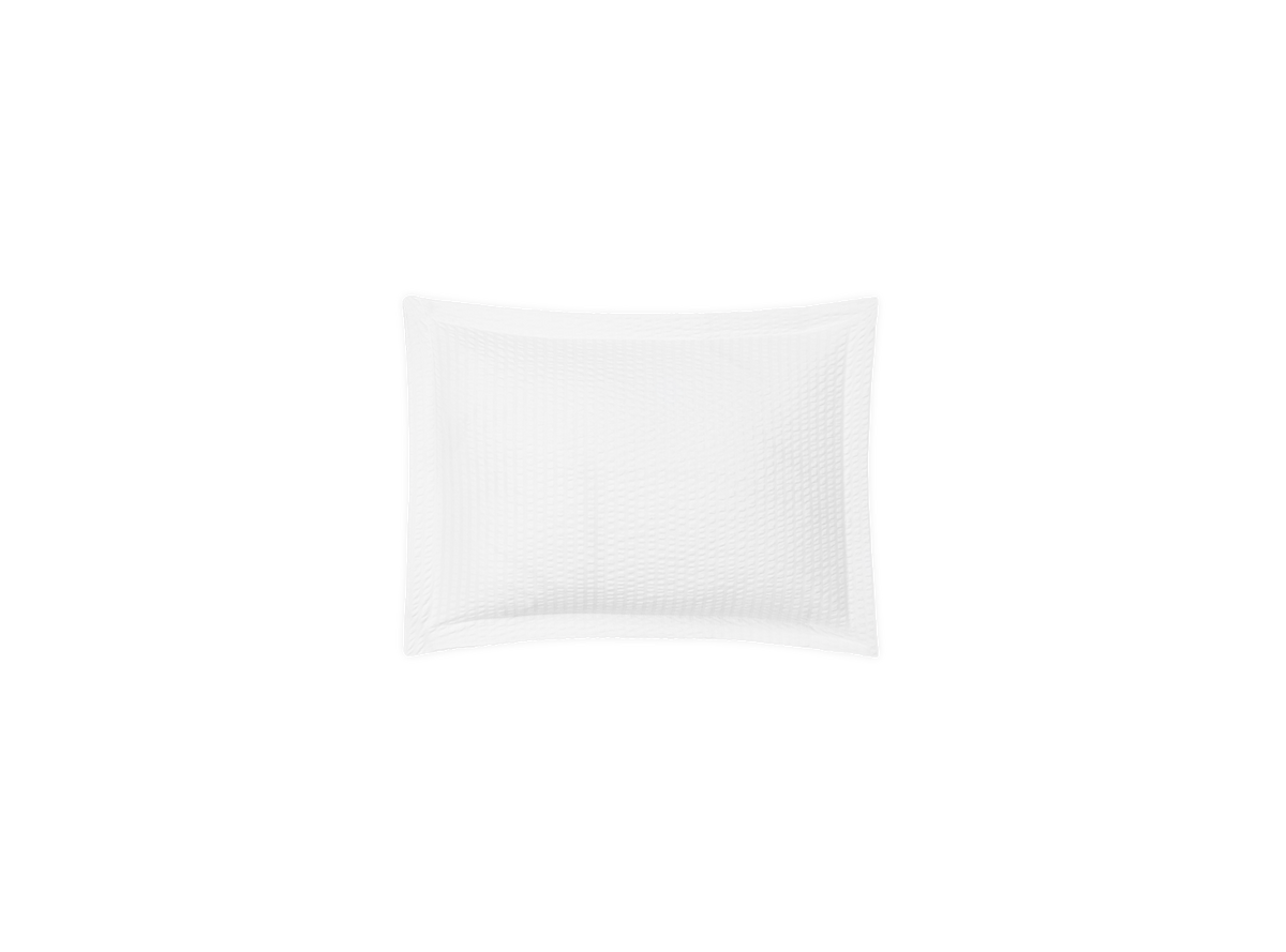 Matteo Sham in White, Boudoir 12" W x 16" L, plus 1" flange
