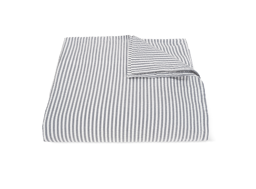 Matteo Duvet Cover in Deep Navy