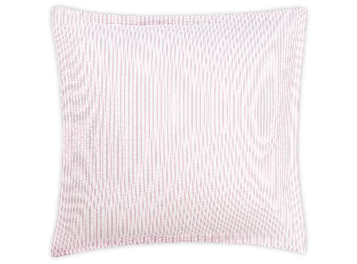 Matteo Sham in Pink, Euro 27" W x 27" L, plus 1" flange
