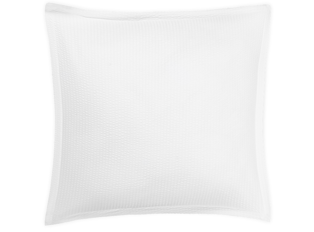 Matteo Sham in White, Euro 27" W x 27" L, plus 1" flange