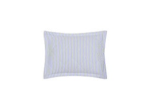 Matteo Sham in Azure, Quilted Boudoir 12" W x 16" L, plus 1" flange