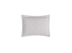 Matteo Sham in Bark, Quilted Boudoir 12" W x 16" L, plus 1" flange