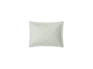 Matteo Sham in Palm, Quilted Boudoir 12" W x 16" L, plus 1" flange