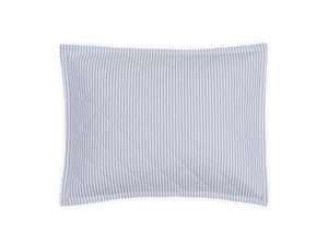 Matteo Sham in Azure, Quilted Standard 21" W x 27" L, plus 1" flange
