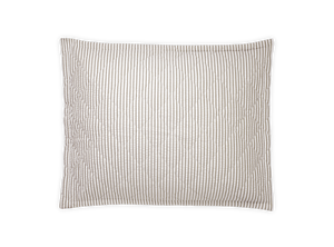 Matteo Sham in Bark, Quilted Standard 21" W x 27" L, plus 1" flange