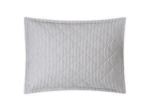Matteo Sham in Deep Navy, Quilted Standard 21" W x 27" L, plus 1" flange
