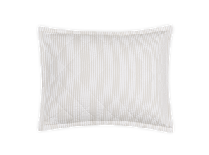 Matteo Sham in Natural, Quilted Standard 21" W x 27" L, plus 1" flange