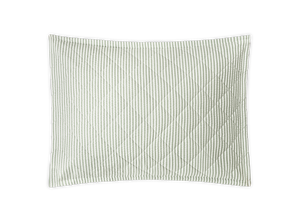 Matteo Sham in Palm, Quilted Standard 21" W x 27" L, plus 1" flange