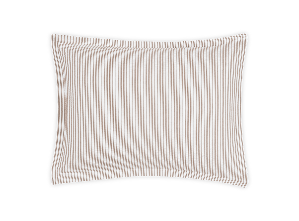 Matteo Sham in Bark, Standard 21" W x 27" L, plus 1" flange