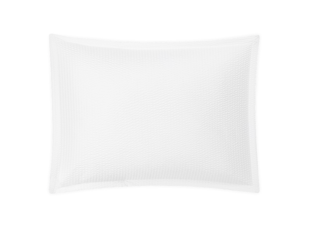 Matteo Sham in White, Standard 21" W x 27" L, plus 1" flange