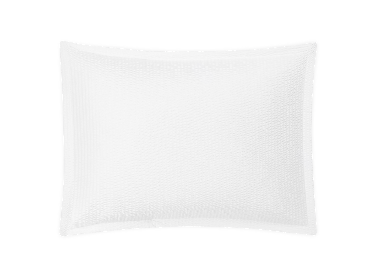 Matteo Sham in White, Standard 21" W x 27" L, plus 1" flange