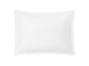 Matteo Sham in White, Standard 21" W x 27" L, plus 1" flange