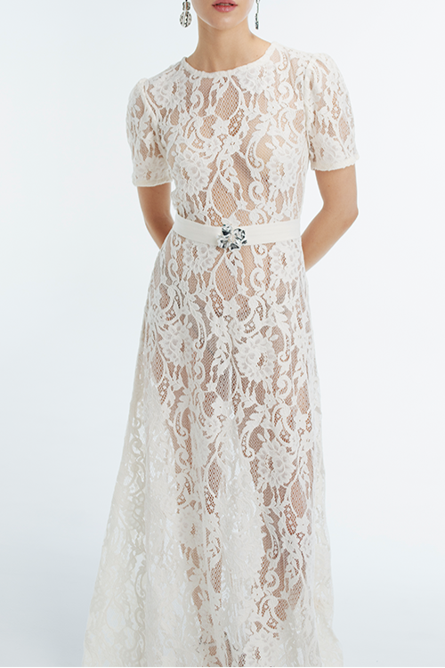 Maxine Maxi Dress in White
