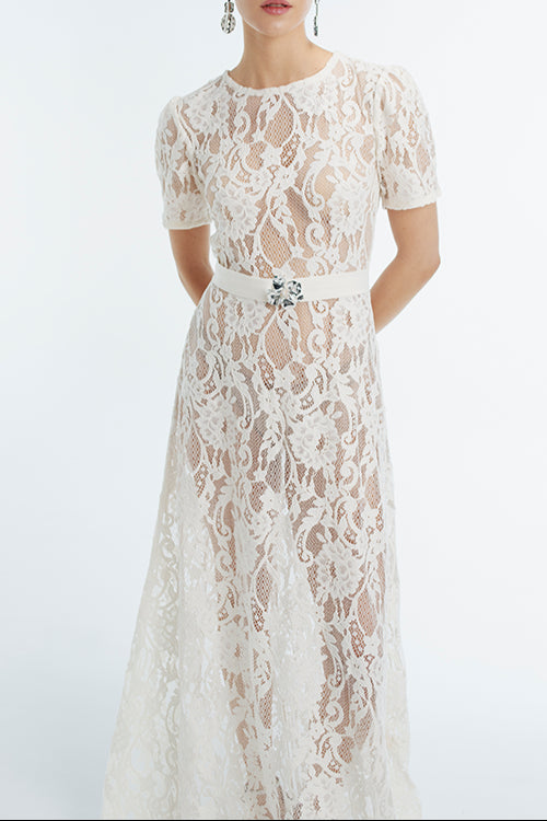 Maxine Maxi Dress in White