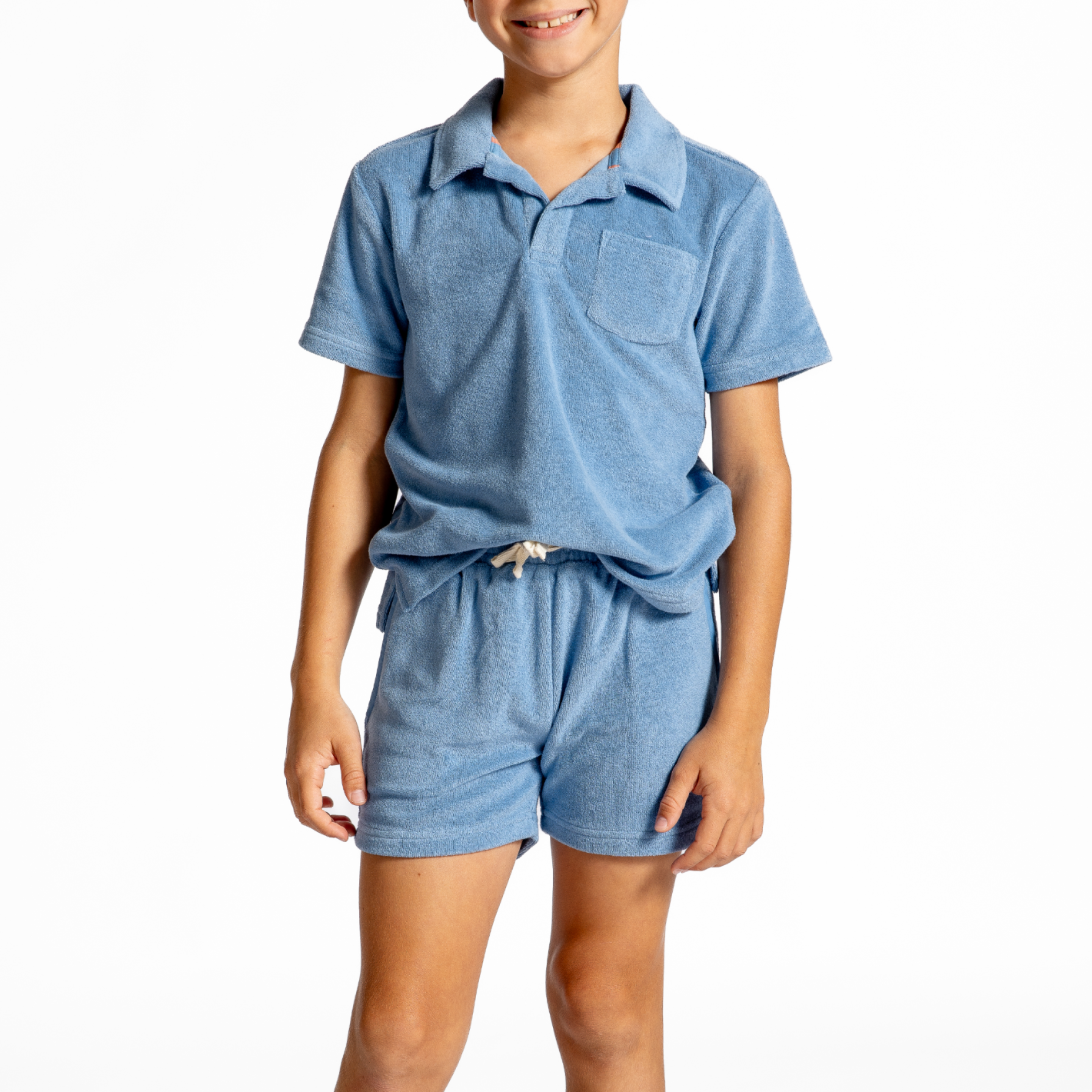 Boys Surfside Blue French Terry Shorts