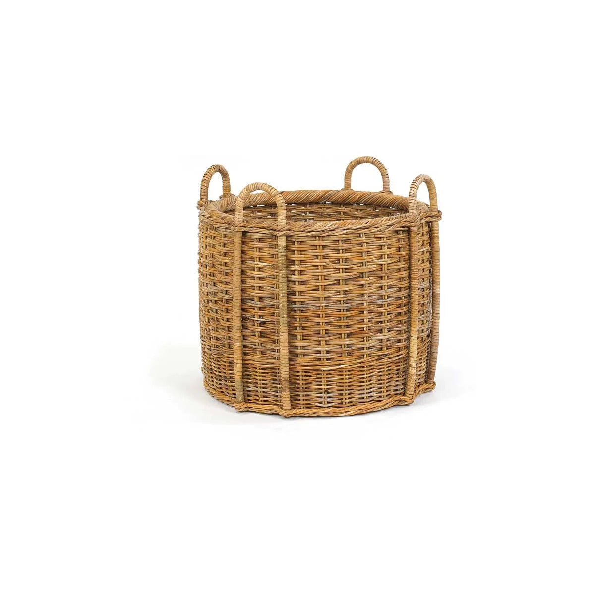 French Country Fireplace Basket