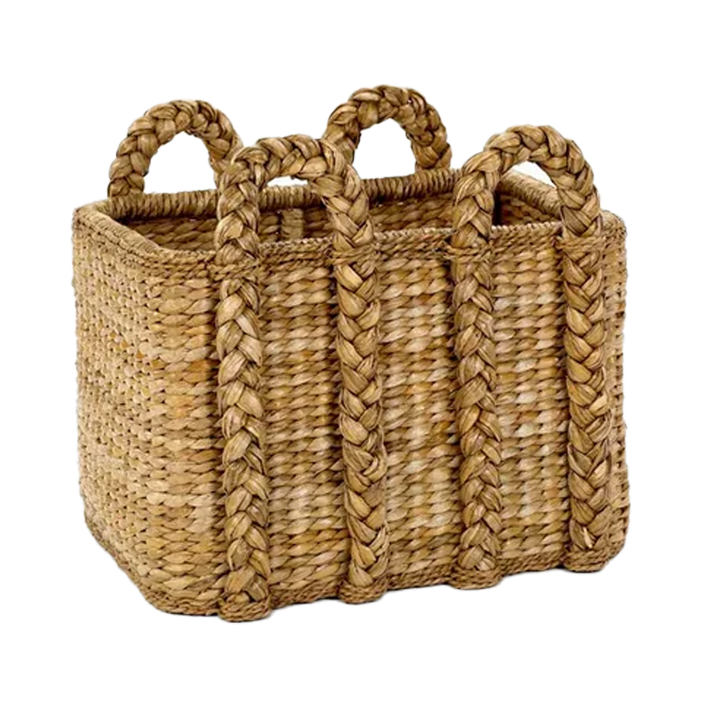 Large Rectangular Rush Basket