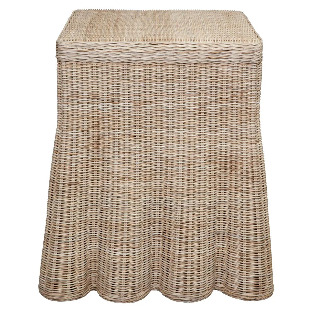 Scallop Square Side Table