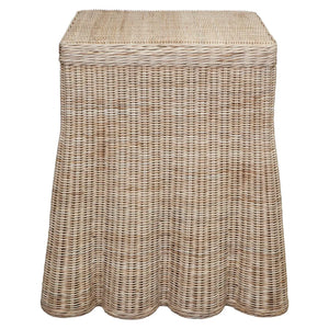 Scallop Square Side Table