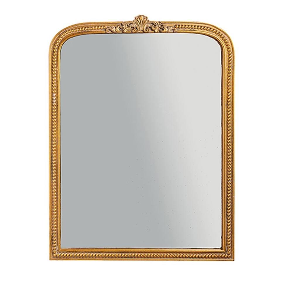 Scrollwork Gold Mirror