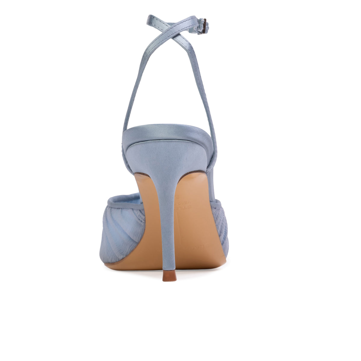 Melody 80 Pump in Ashley Blue Tulle