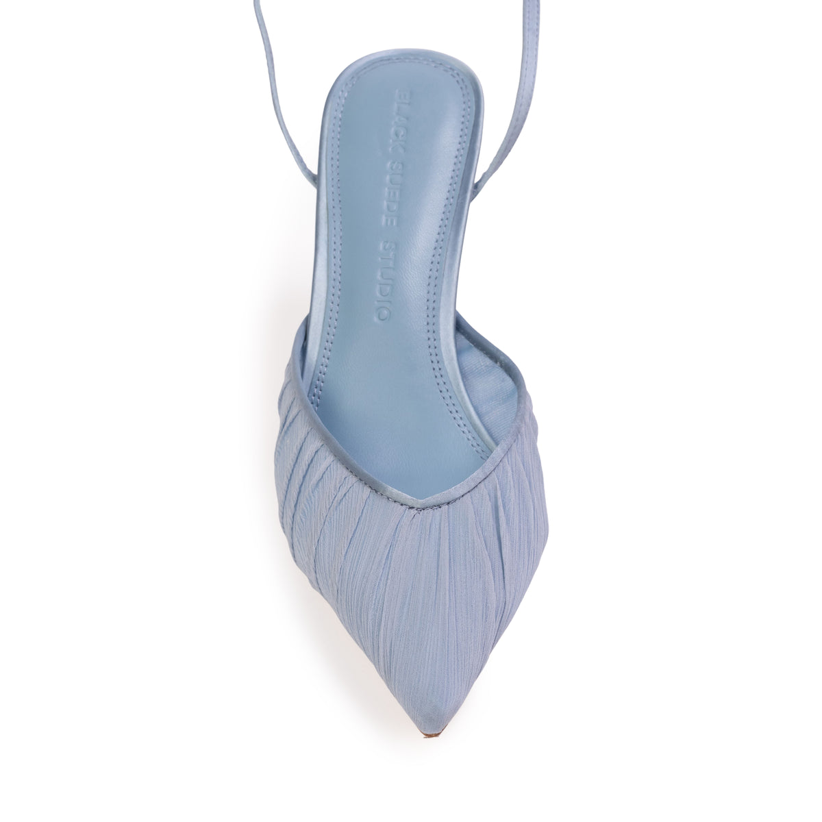 Melody 80 Pump in Ashley Blue Tulle