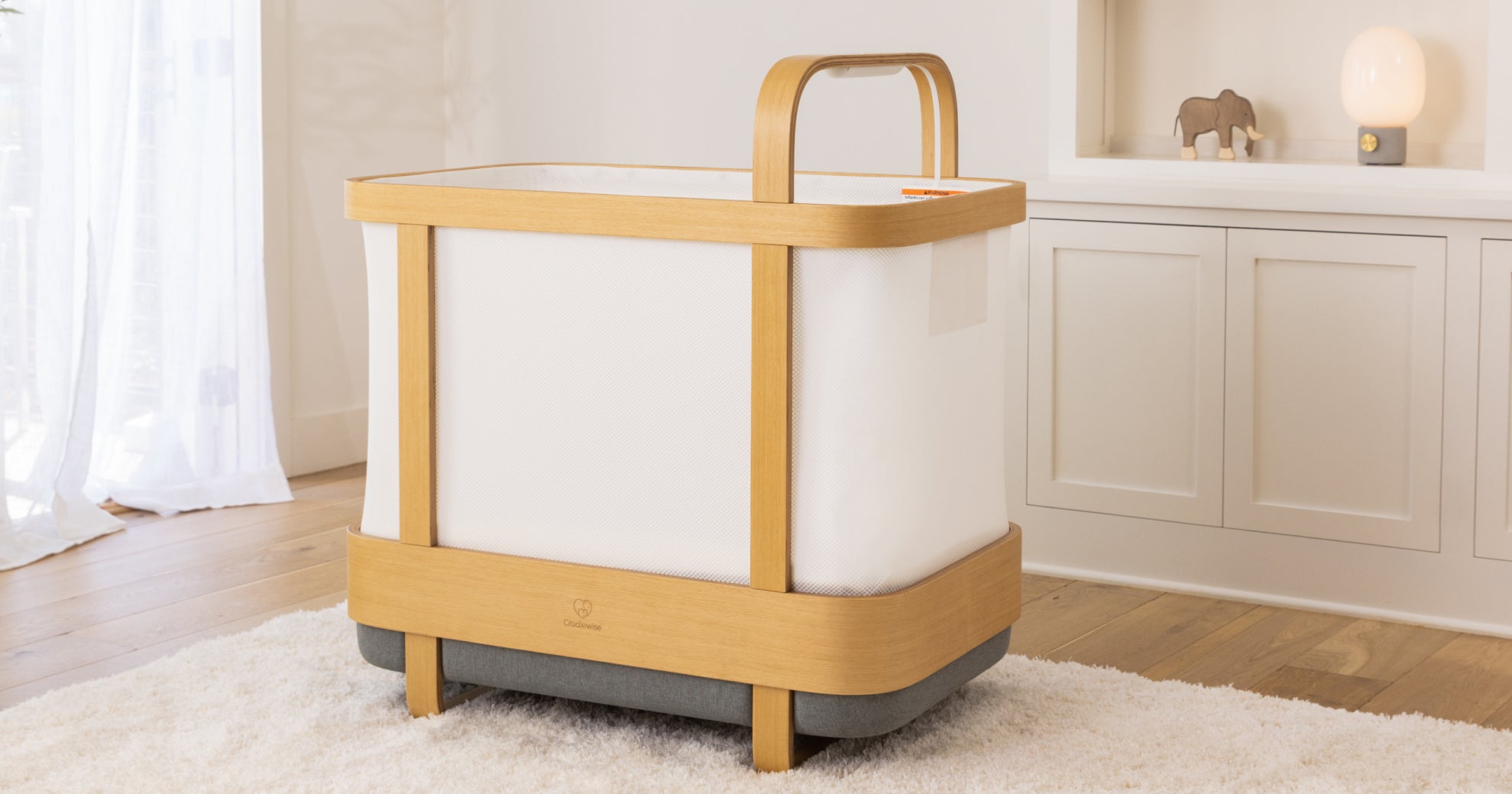 Cradlewise Convertible Smart Bassinet and Crib