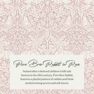 Morris & Co. x Namesake Crawford Gliding Ottoman Pure Brer Rabbit in Rose