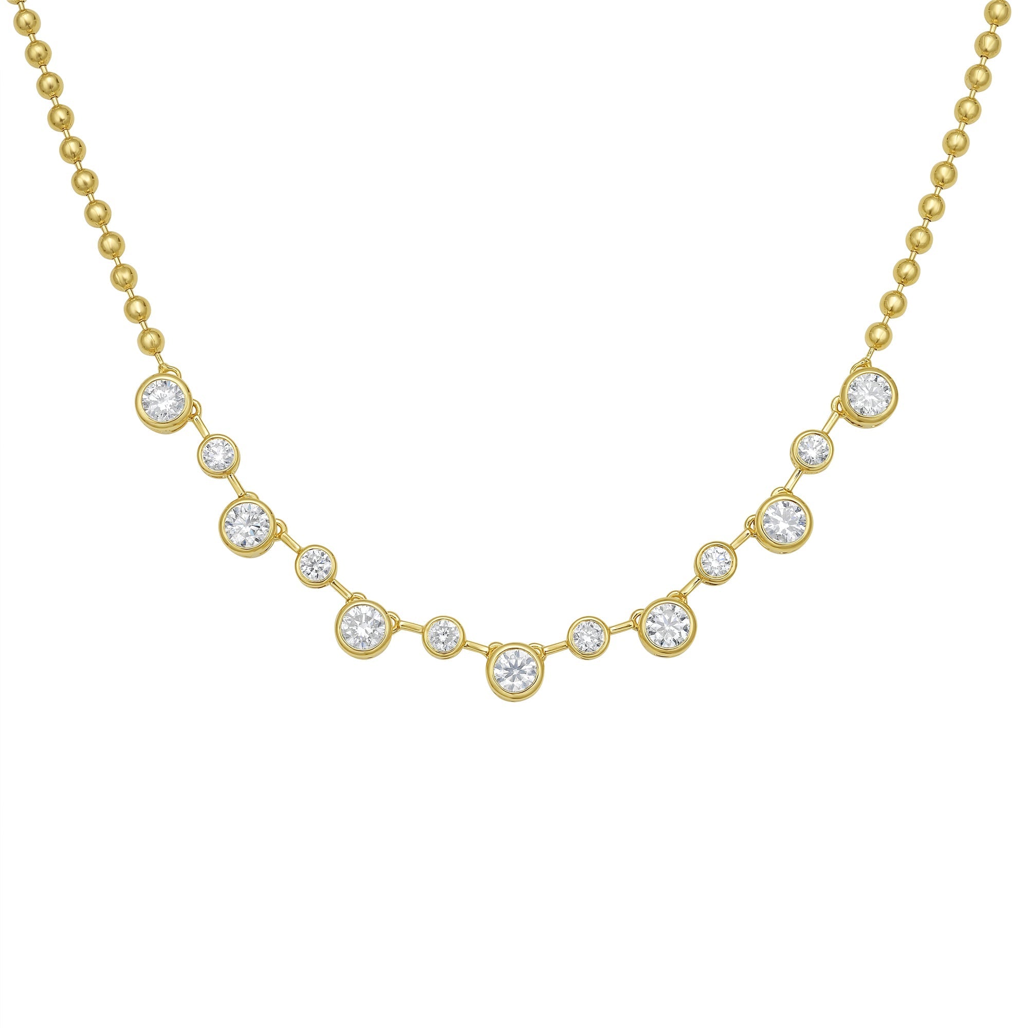 Mia Diamond Necklace - Jewelry - RUCHI New York