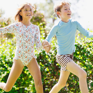 Boys’ Cocoa Stripe Boardie