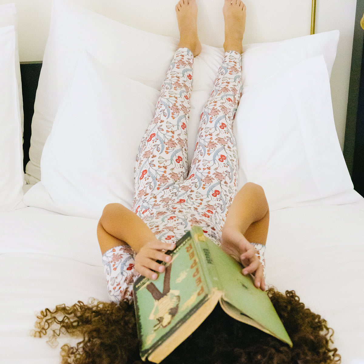 Girls’ Mercado Bloom Short Sleeve Pima Pajamas Set