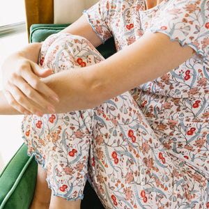 Women’s Mercado Bloom Short Sleeve Pima Pajamas Set