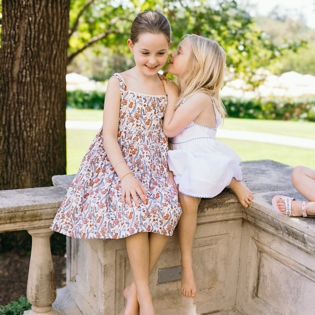 Girls’ Mercado Bloom Square Neck Dress