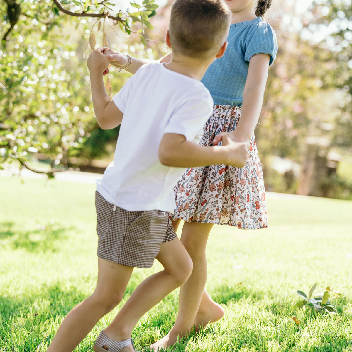 Boys’ Cocoa Gingham Ultra-Soft Twill Shorts