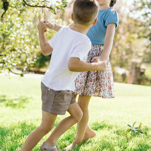 Boys’ Cocoa Gingham Ultra-Soft Twill Shorts