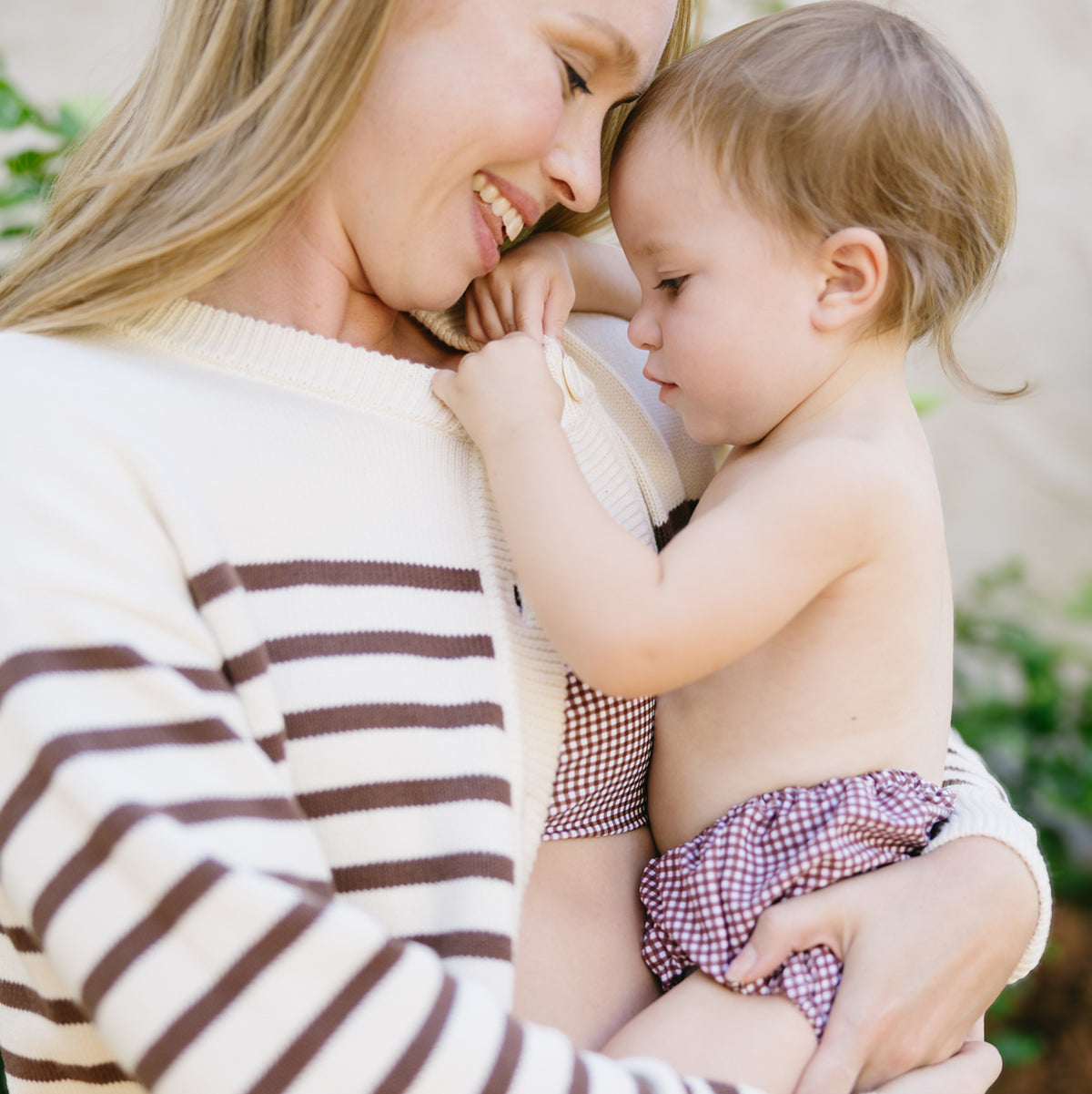 Baby Cocoa Gingham Diaper Cover