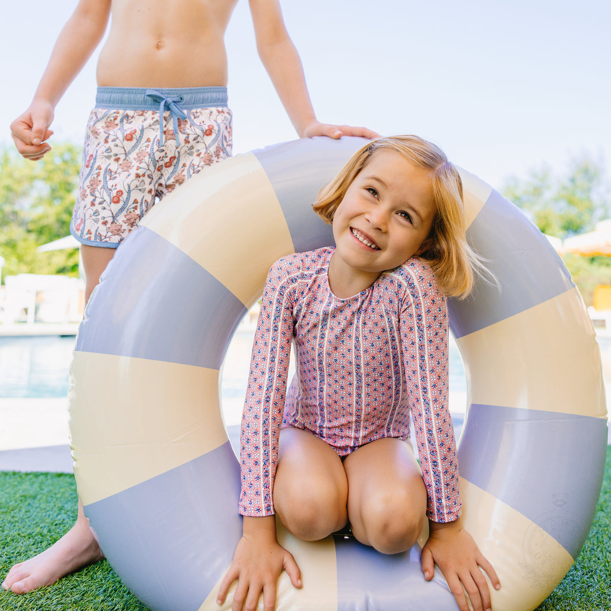 Girls’ Rosa Vine Rashguard One Piece