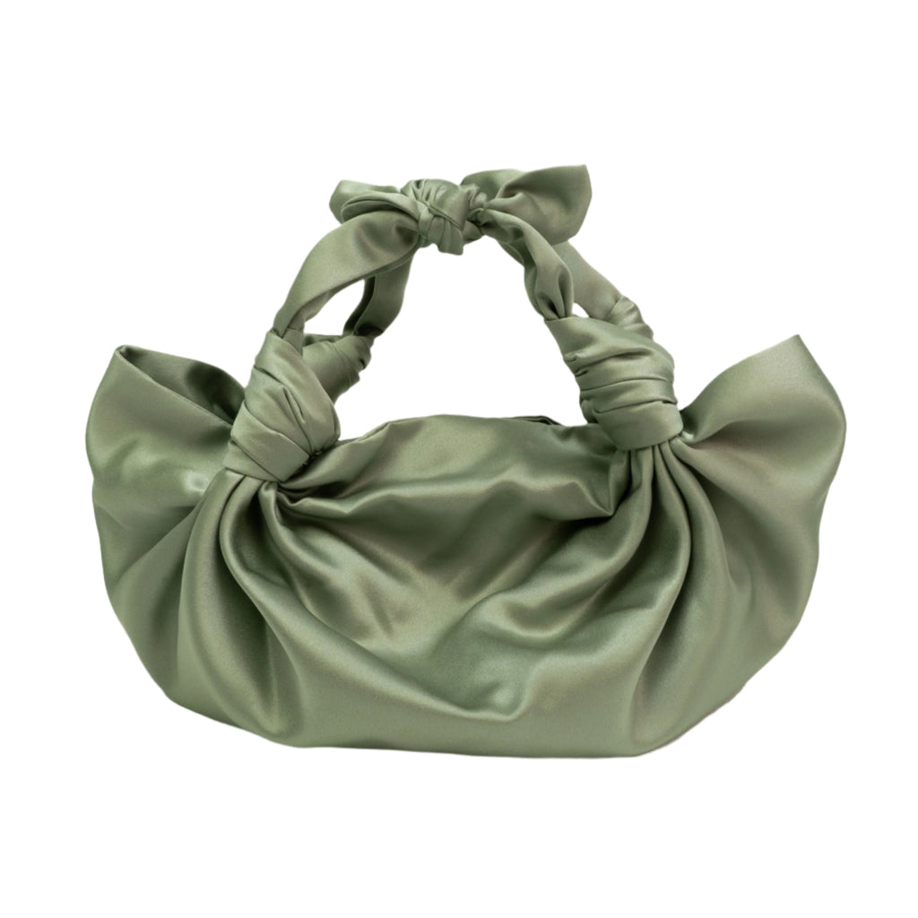 Matcha Green NLA Silk Knot Bag