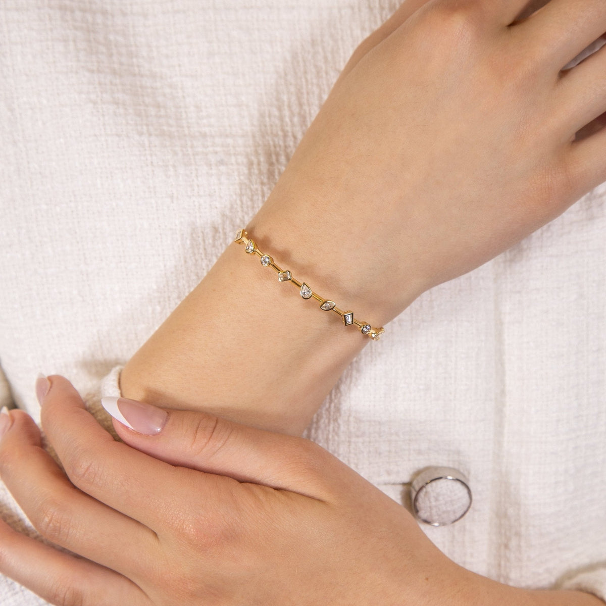 Mistral Diamond Bracelet - Jewelry - RUCHI New York