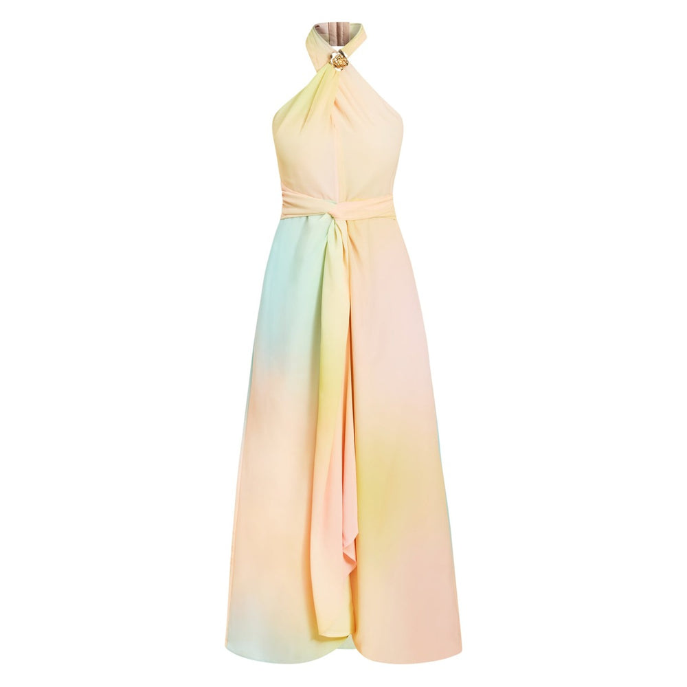 Mojito Halter Gown in Sorbet Haze