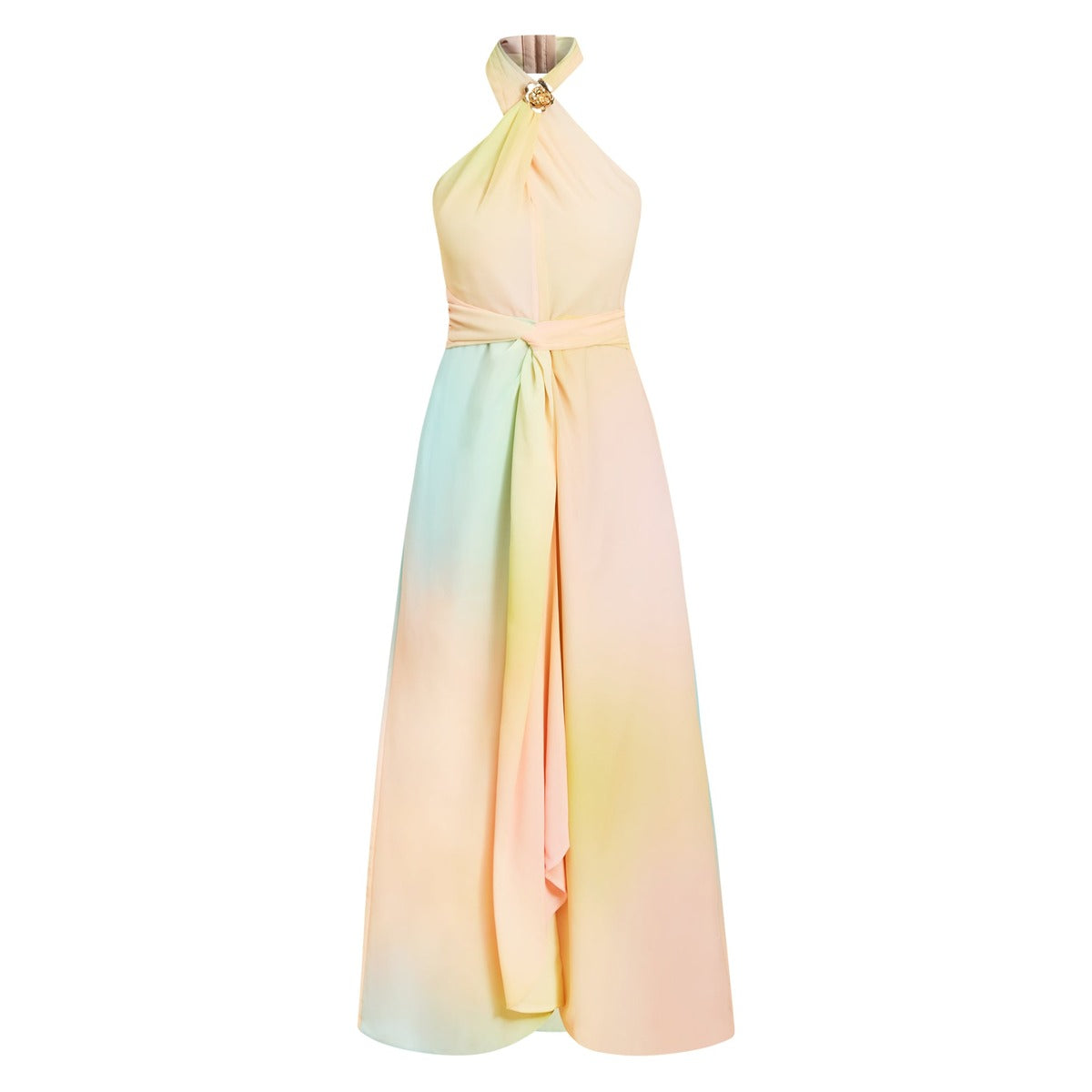 Mojito Halter Gown in Sorbet Haze