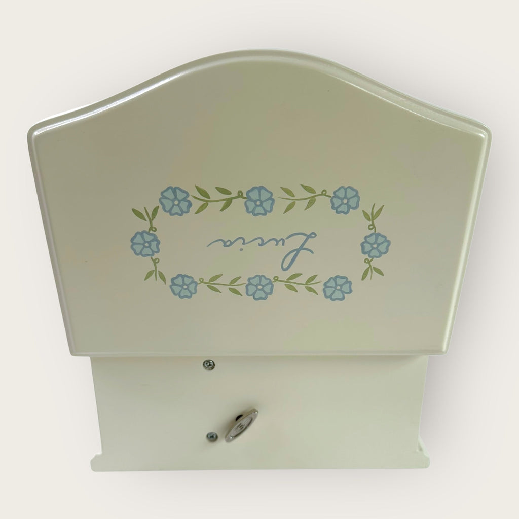 Musical Ballerina Box - Blue Floral - Nells Archdale