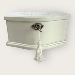 Musical Ballerina Box - Blue Garland - Nells Archdale
