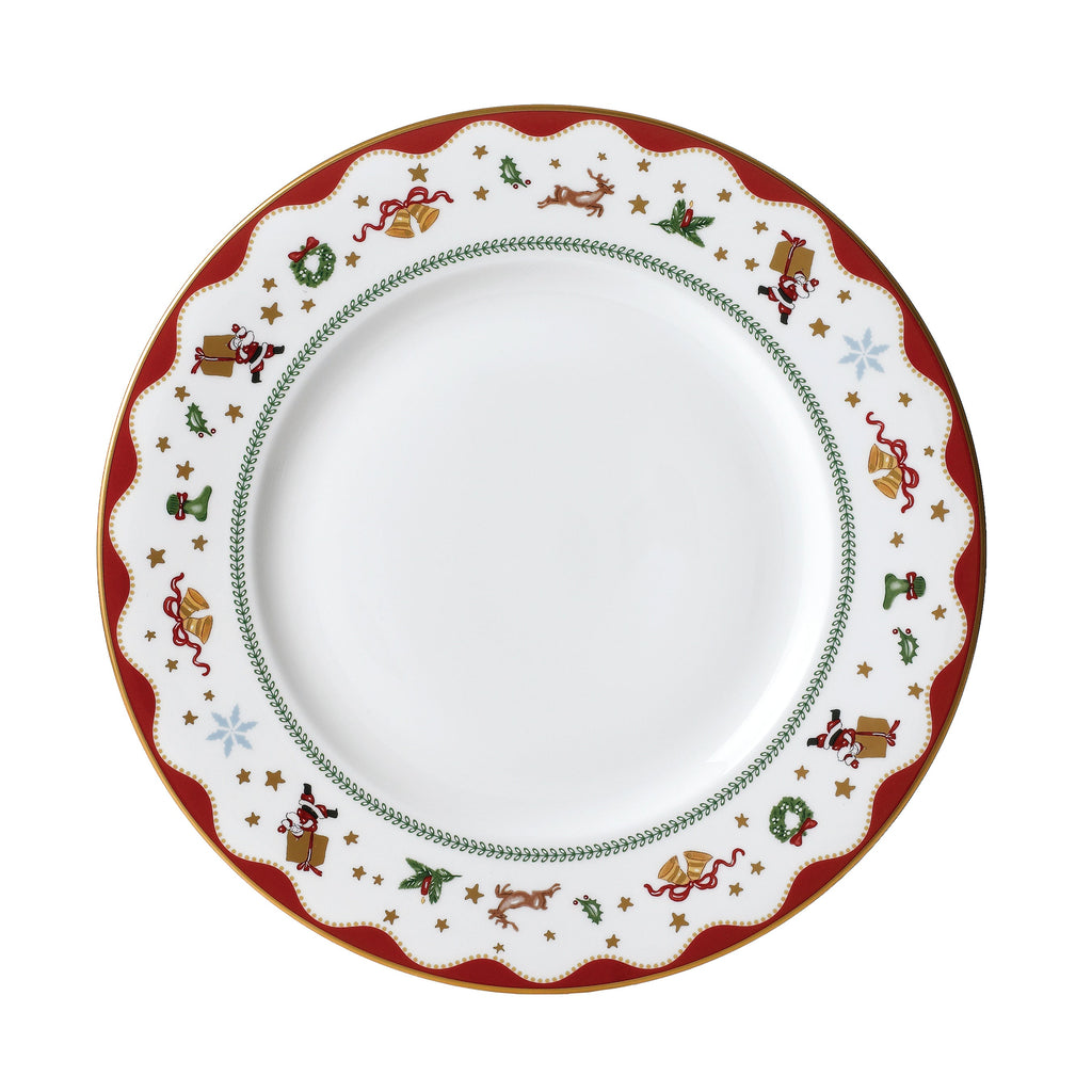 Prouna My Noel Dinner Plate White Background Photo