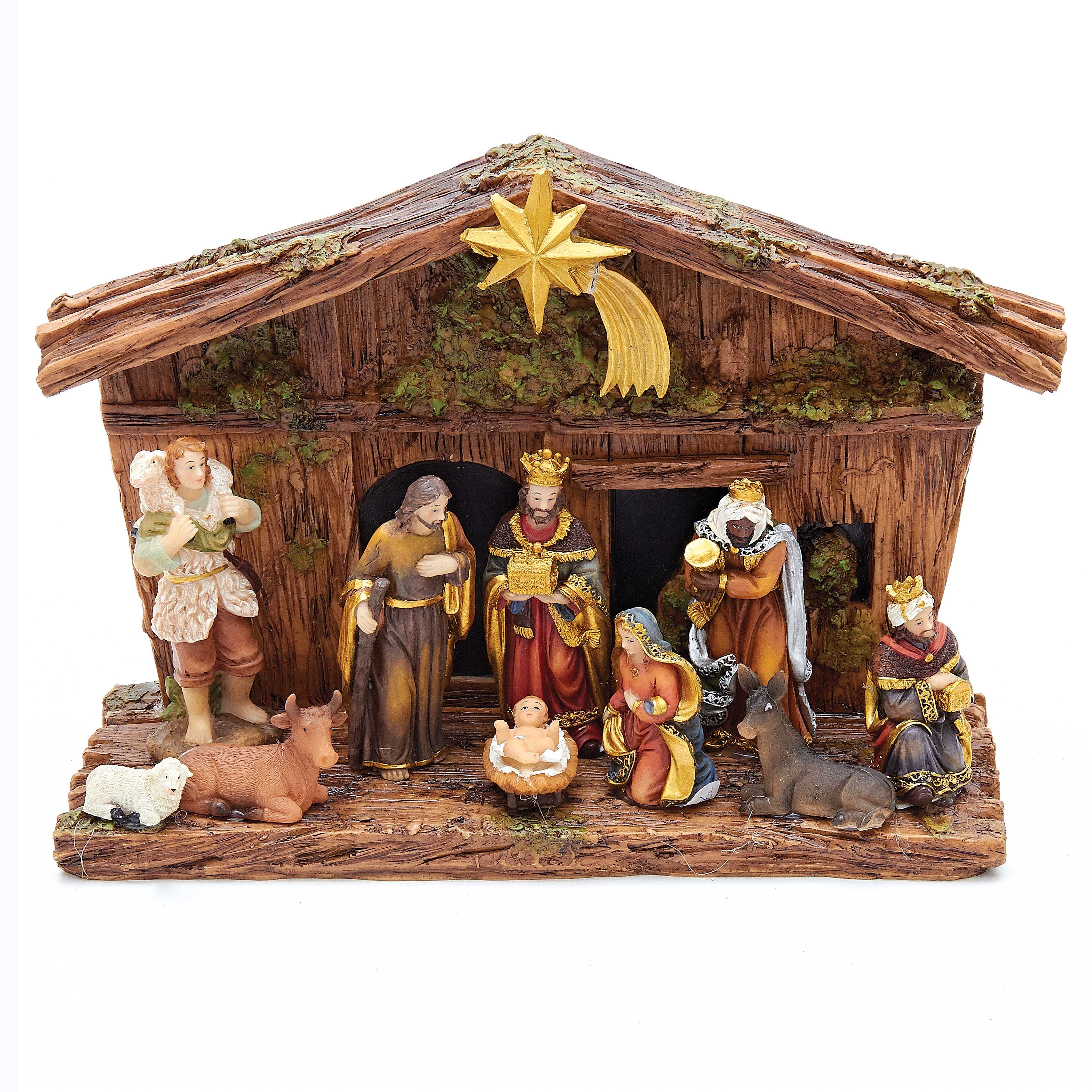 Nativity Figurines, Set of 11